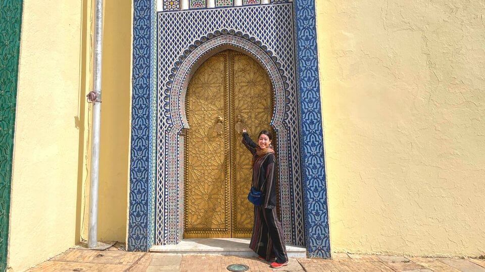 モロッコの王宮のドア
