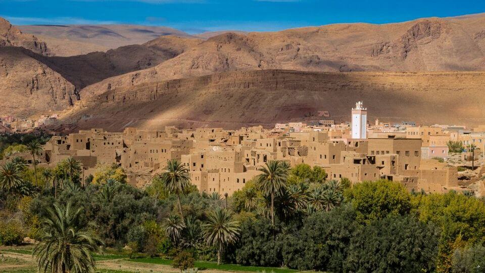 モロッコ南部のカスバ